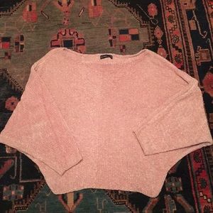 Zara pink chenille sweater